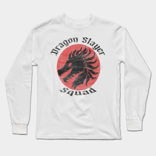 Dragon Slayer Squad - Vintage Style Long Sleeve T-Shirt